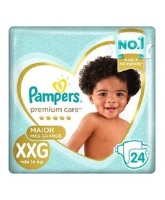 imagem de Fralda pampers premium care mega xxg 24 unidades - PROCTER E GAMBLE