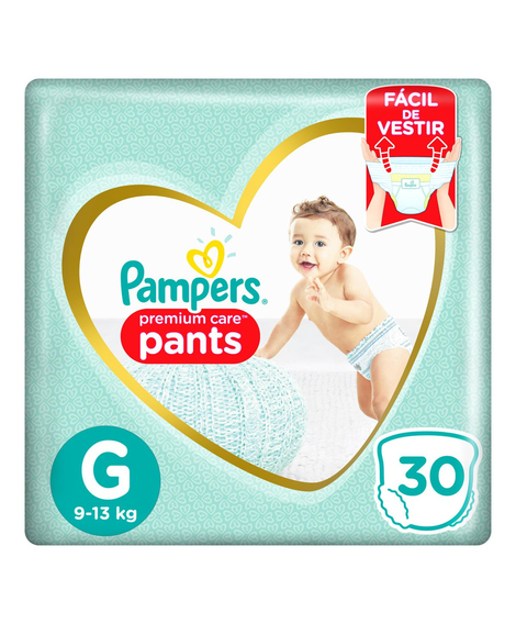 imagem do produto Fralda pampers premium care pants g 30 unidades - PROCTER E GAMBLE