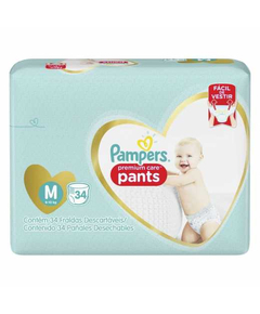 imagem de Fralda pampers premium care pants m 34 unidades - PROCTER E GAMBLE