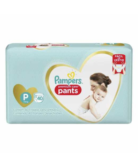 imagem do produto Fralda pampers premium care pants p 40 unidades - PROCTER E GAMBLE