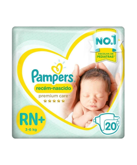 imagem do produto Fralda pampers premium care rn+ 20 unidades - PROCTER E GAMBLE