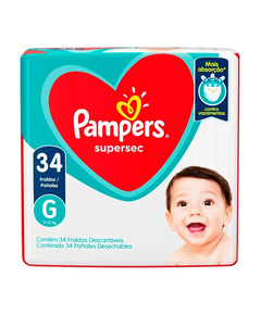 imagem de Fralda pampers super sequinha g 34 unidades - PROCTER E GAMBLE