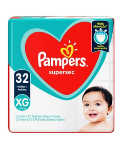 imagem de Fralda pampers supersec xg 32 unidades - PROCTER E GAMBLE