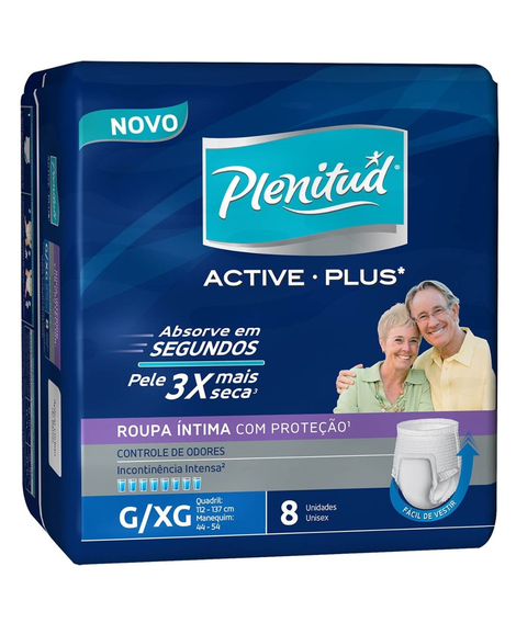 imagem do produto Fralda plenitud protect plus g/xg 8 unidades - KIMBERLY-CLARK