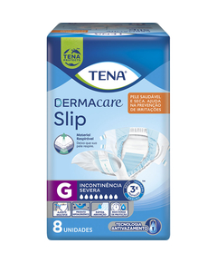 imagem de Fralda tena dermacare slip g 8 unidades - TENA