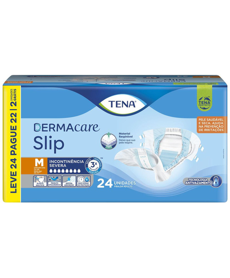 imagem do produto Fralda tena dermacare slip m 24 unidades - TENA