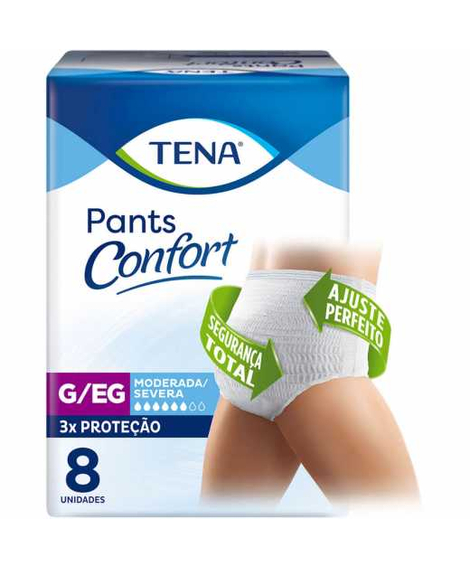 imagem do produto Fralda Tena Pants Confort G/eg 7 Unidades Unissex - SCA DO BRASIL