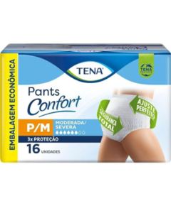 imagem de Fralda tena pants confort p/m unissex 16 unidades - TENA