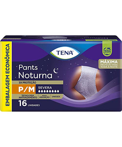 imagem de Fralda tena pants noturna p/m 16 unidades - TENA