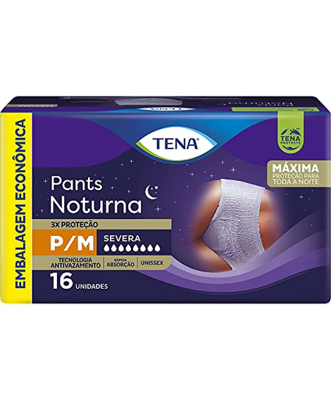 imagem do produto Fralda tena pants noturna p/m 16 unidades - TENA