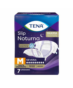 imagem de Fralda tena slip noturna m 7 unidades - TENA