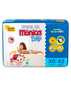 imagem de Fralda turma da monica mega xg 42 unidades - ONTEX