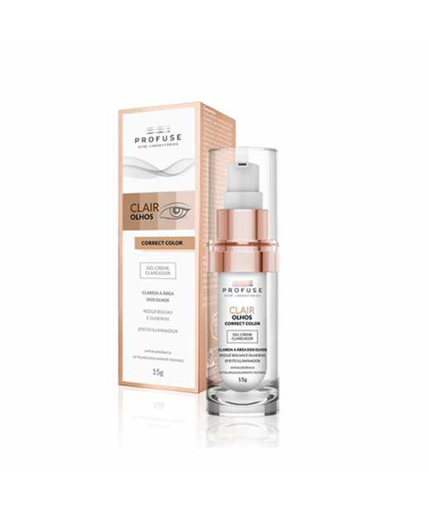 imagem do produto Gel creme clareador profuse clair correct color olhos 15g - PROFUSE