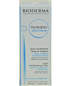 imagem de Gel creme facial hydrabio 40ml bioderma - BIODERMA