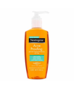 imagem de Gel de limpeza neutrogena acne proofing 200ml - NEUTROGENA
