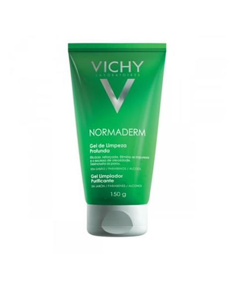 imagem do produto Gel de limpeza profunda normaderm pele mista e oleosa 150g - VICHY