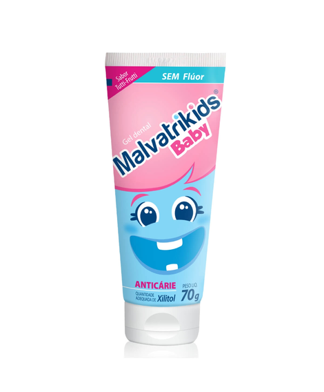 imagem do produto Gel Dental Malvatrikids Baby Sem Flor 70g - MEGALABS