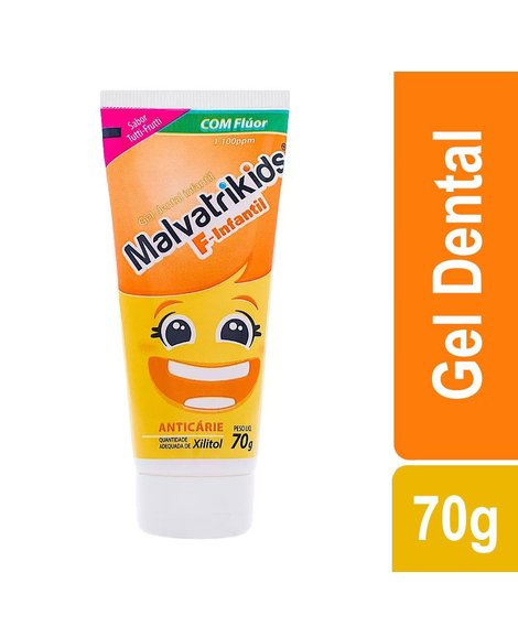 imagem do produto Gel Dental Malvatrikids Com Flor 70g - MEGALABS