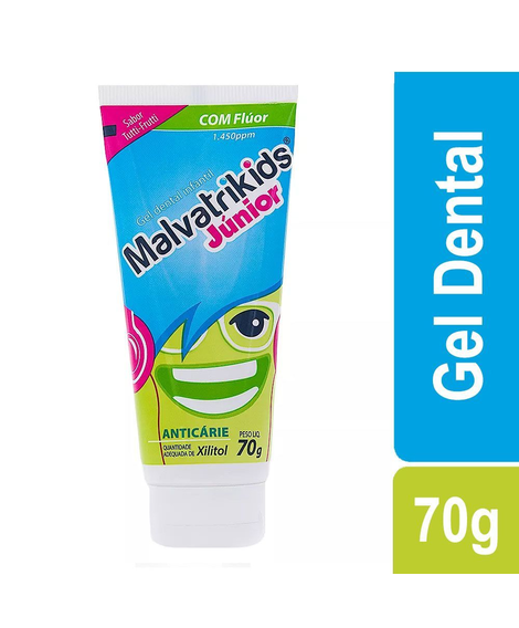 imagem do produto Gel Dental Malvatrikids Jnior 70g - MEGALABS