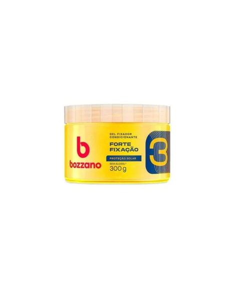 imagem do produto Gel fixador bozzano 3 forte fixao amarelo 300g - BOZZANO