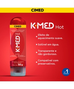 imagem de Gel lubrificante intimo k med hot 50g - CIMED