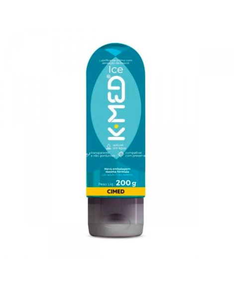 imagem do produto Gel lubrificante intimo k med ice 200g - CIMED