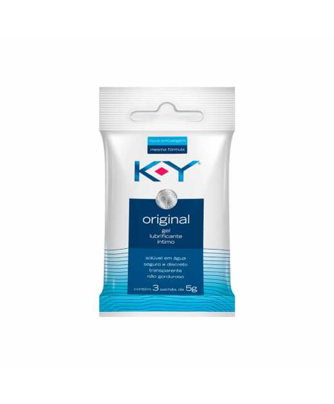 imagem do produto Gel lubrificante intimo ky 5g 3 unidades - SEMINA