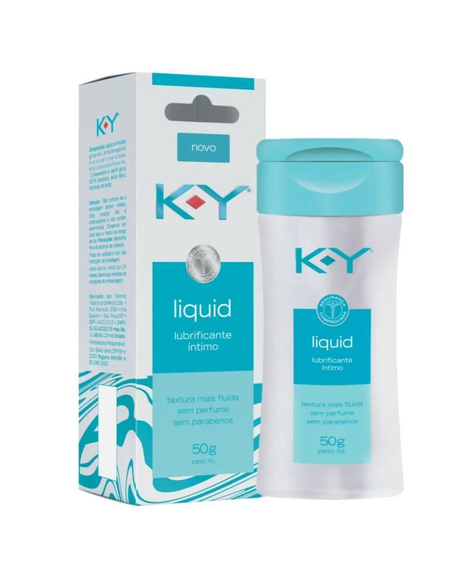 imagem do produto Gel lubrificante intimo ky liquid 50g - SEMINA
