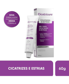 imagem de Gel para cicatrizes e estrias cicatricure 60g - GENOMMA LAB