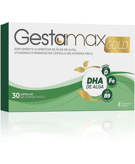 imagem do produto Gestamax gold 30 cpsulas  - MANTECORP FARMASA