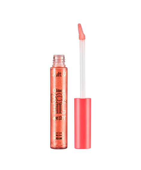 imagem do produto Gloss labial soleil sunset vult praiana 5,2ml - VULT COSMETICA