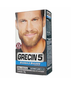 imagem de Grecin barba/bigode castanho claro - COMBE