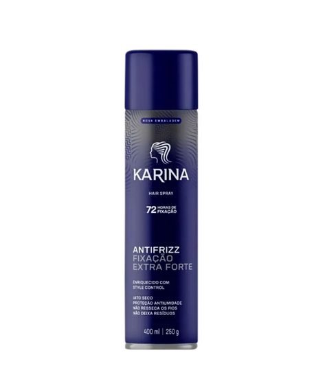 imagem do produto Hair spray fix karina extra forte 400ml - KARINA