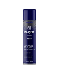 imagem de Hair spray fix karina extra forte 400ml - KARINA