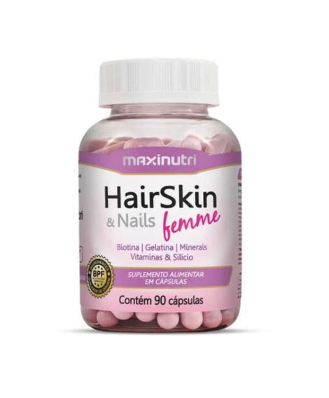 imagem do produto Hairskin femme 90 cpsulas - MAXINUTRI
