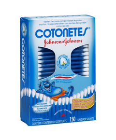 imagem de Hastes flexiveis cotonetes johnsons 150 unidades - JOHNSON E JOHNSON