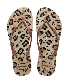 imagem de Havaianas slim animals bege/bege 37/38 - HAVAIANAS