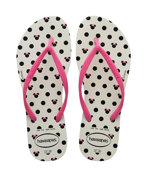 imagem do produto Havaianas slim disney branco/rosa flux tam 35/36 - HAVAIANAS