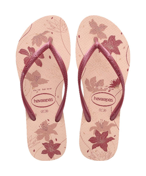 imagem do produto Havaianas slim organic rosa/rose gold 37/38 - HAVAIANAS
