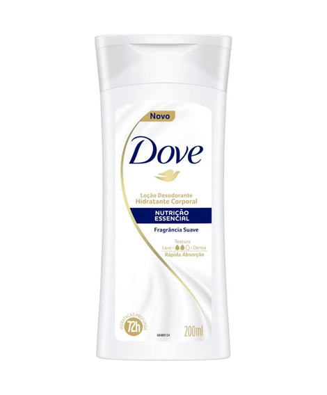 imagem do produto Hidratante corporal dove nutrio essencial suave 200ml - UNILEVER