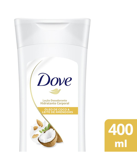 imagem do produto Hidratante corporal dove leo de coco e leite amndoas 400ml - UNILEVER