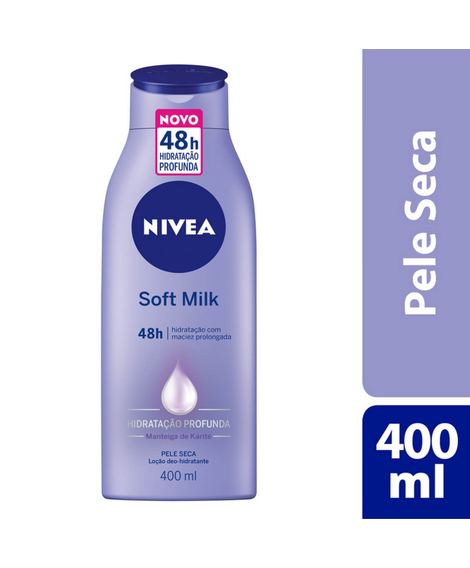 imagem do produto Hidratante Corporal Nivea Soft Milk Pele Seca 400ml - BEIERSDORF