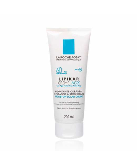 imagem do produto Hidratante corporal reparador lipikar creme aox fps60 200ml - LA ROCHE-POSAY