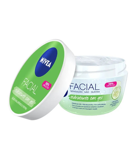 imagem do produto Hidratante facial nivea em gel com acido hialurnico 100g - NIVEA