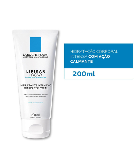 imagem do produto Hidratante intensivo dirio corporal lipikar loo 200ml - LA ROCHE-POSAY