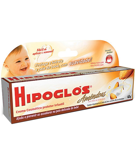 imagem do produto Hipoglos Amendoas 40g Creme Preventivo Para Assaduras - JOHNSON & JOHNSON