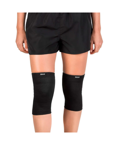 imagem de Joelheira elastica mercur preta sem orifício g - MERCUR