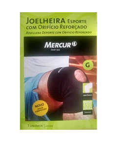imagem de Joelheira sport com orifício g mercur - MERCUR