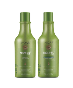 imagem de Kit argan oil hidratante sh+cond 500ml - INOAR