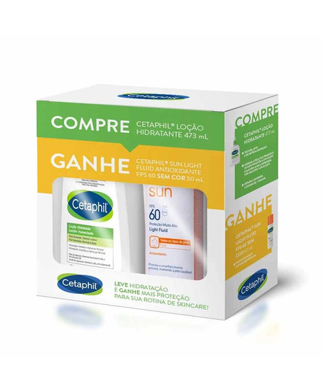 imagem do produto Kit cetaphil lo��o hidratante 473ml + sun fps60 fluido 50ml - GALDERMA